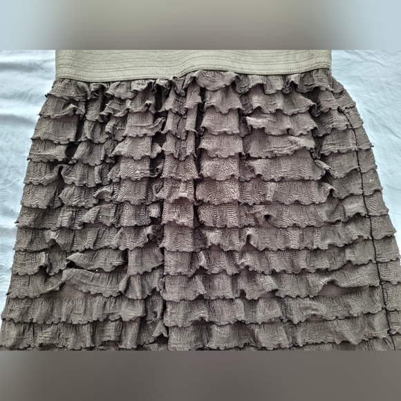 Cute Taboo Brand Black Dress with Ruffled Skirt. Sz 8 - Picture 5 of 13